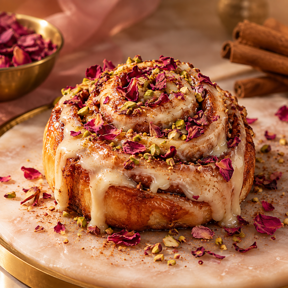 Rose Cinnamon Roll